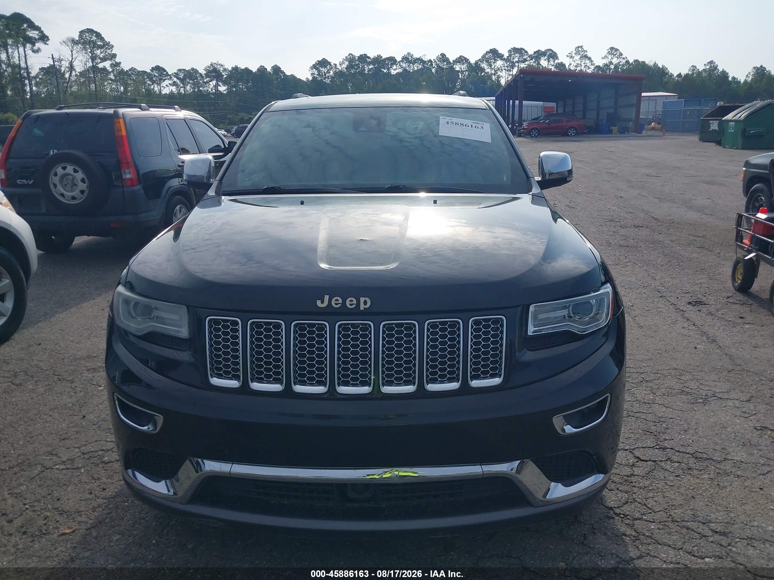 2014 Jeep Grand Cherokee Summit Black vin: 1C4RJFJT0EC106390