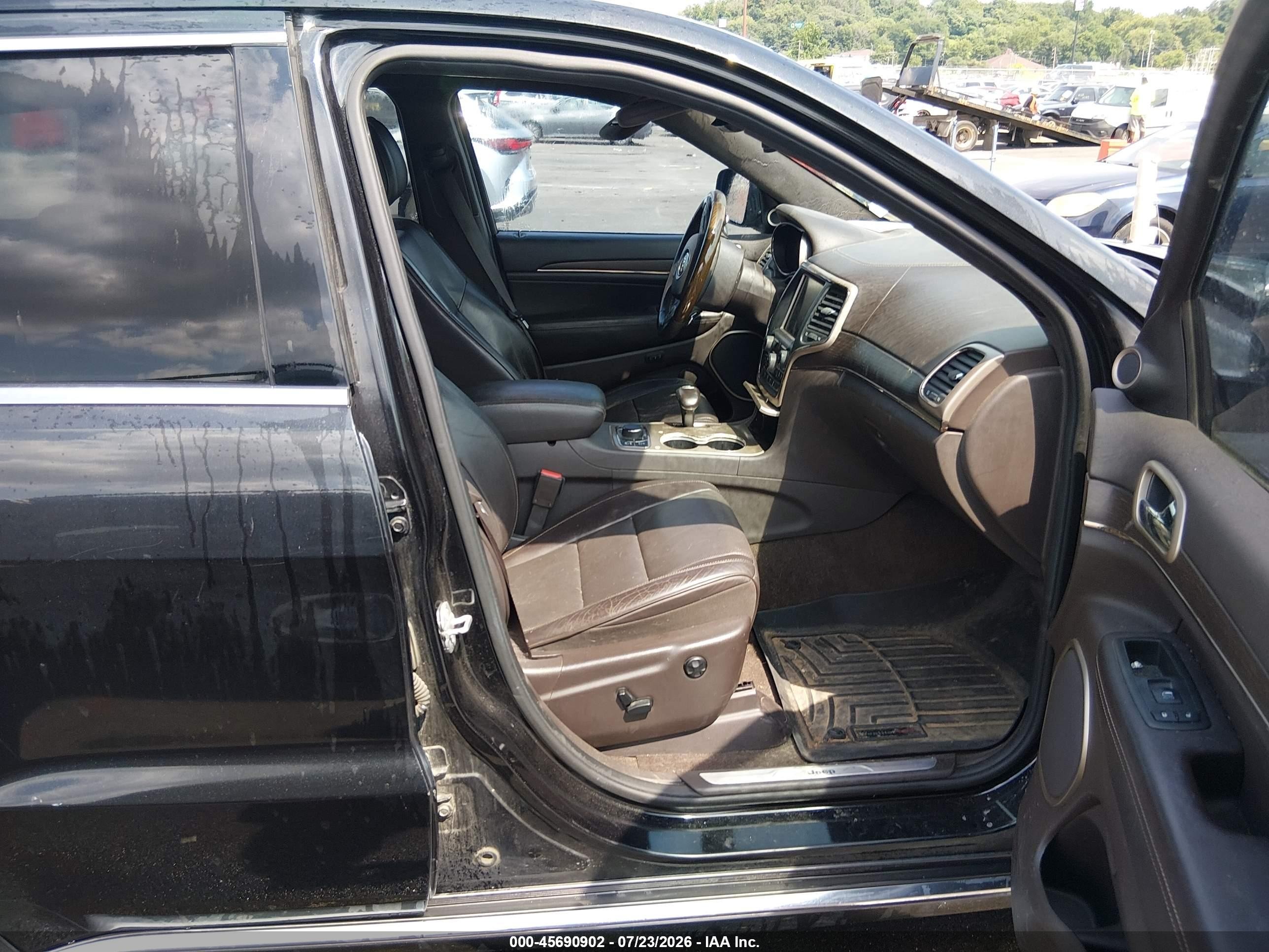 2014 Jeep Grand Cherokee Summit Black vin: 1C4RJFJT0EC154567