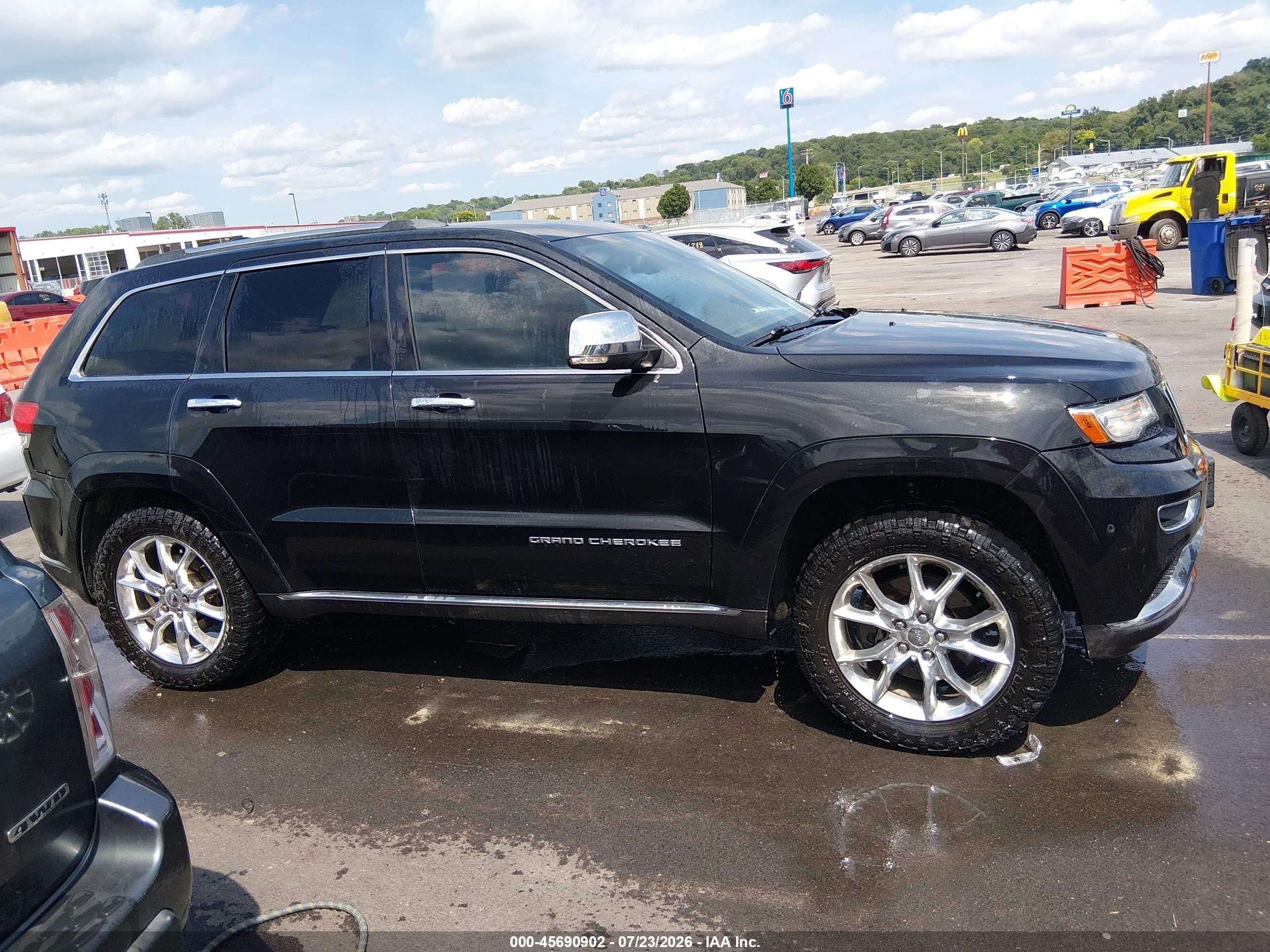 2014 Jeep Grand Cherokee Summit Black vin: 1C4RJFJT0EC154567