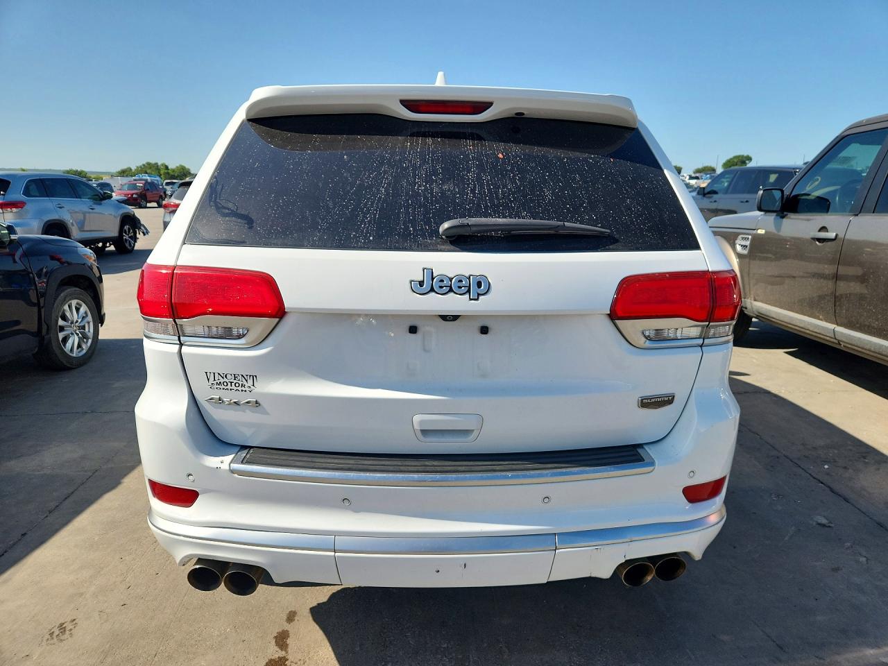 2015 Jeep Grand Cherokee Summit White vin: 1C4RJFJT0FC197596