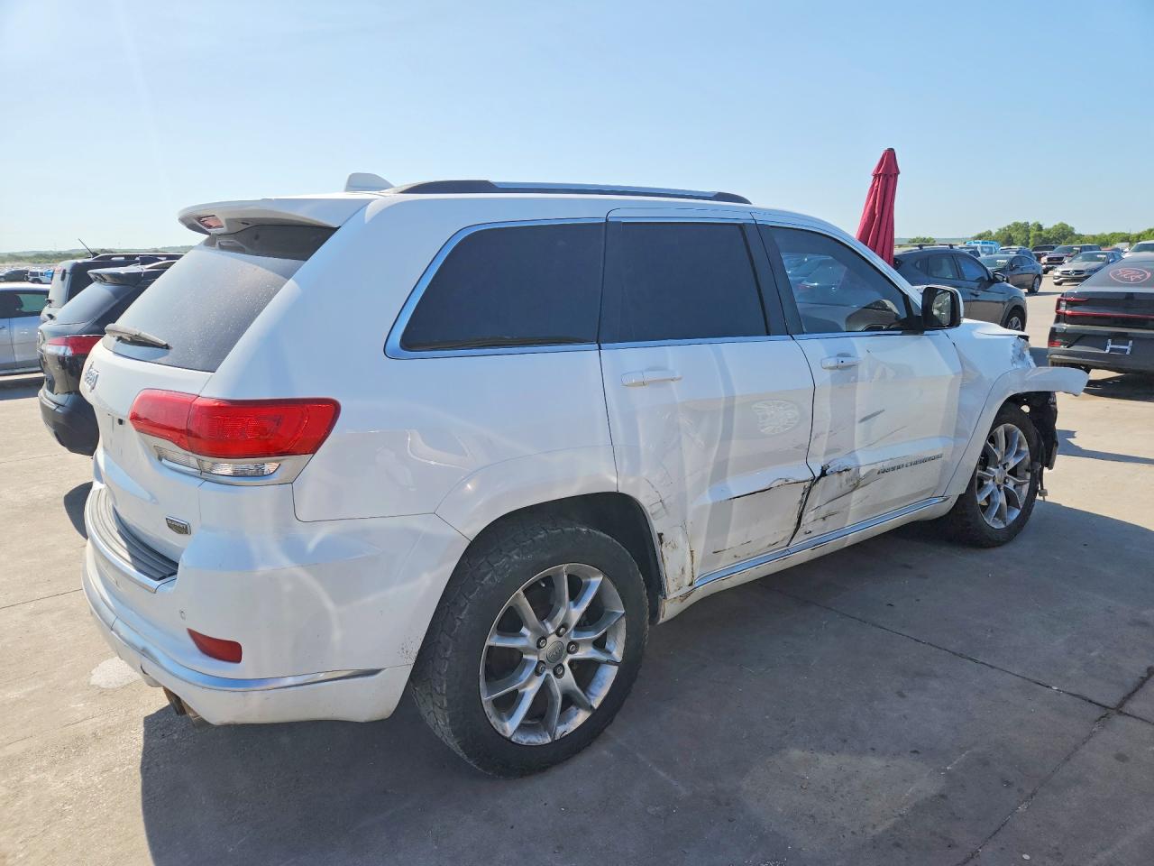 2015 Jeep Grand Cherokee Summit White vin: 1C4RJFJT0FC197596