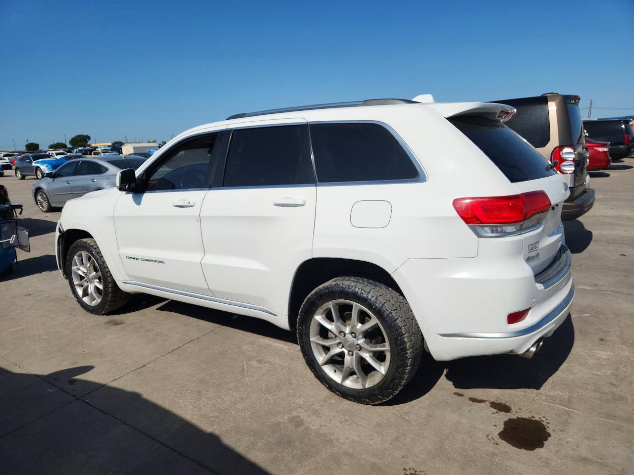 2015 Jeep Grand Cherokee Summit White vin: 1C4RJFJT0FC197596