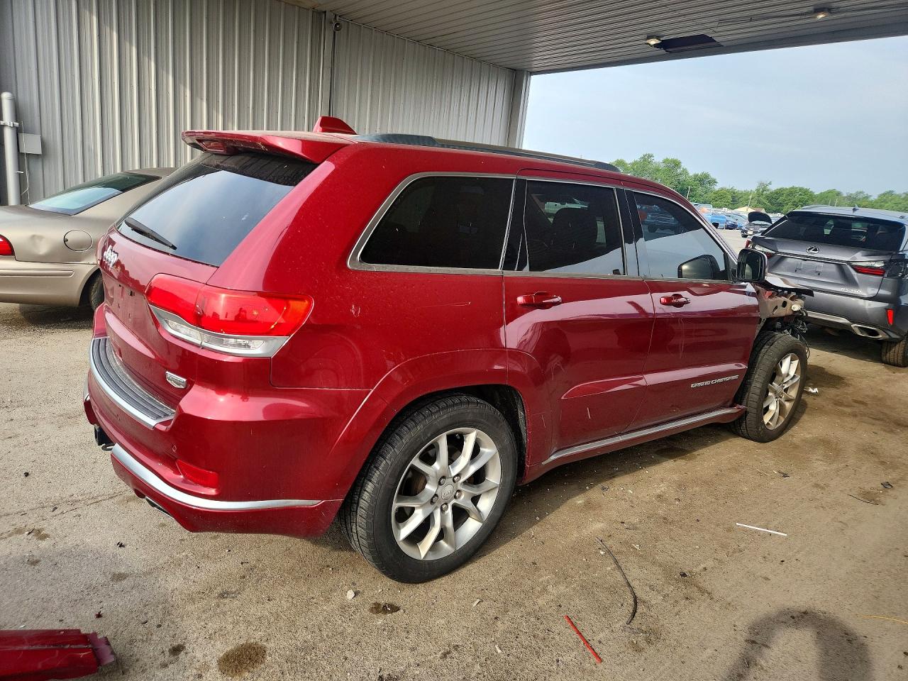 2015 Jeep Grand Cherokee Summit Red vin: 1C4RJFJT0FC701791
