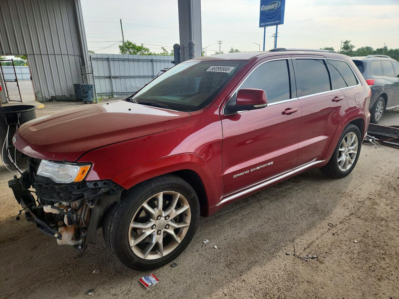 2015 Jeep Grand Cherokee Summit Красный vin: 1C4RJFJT0FC701791