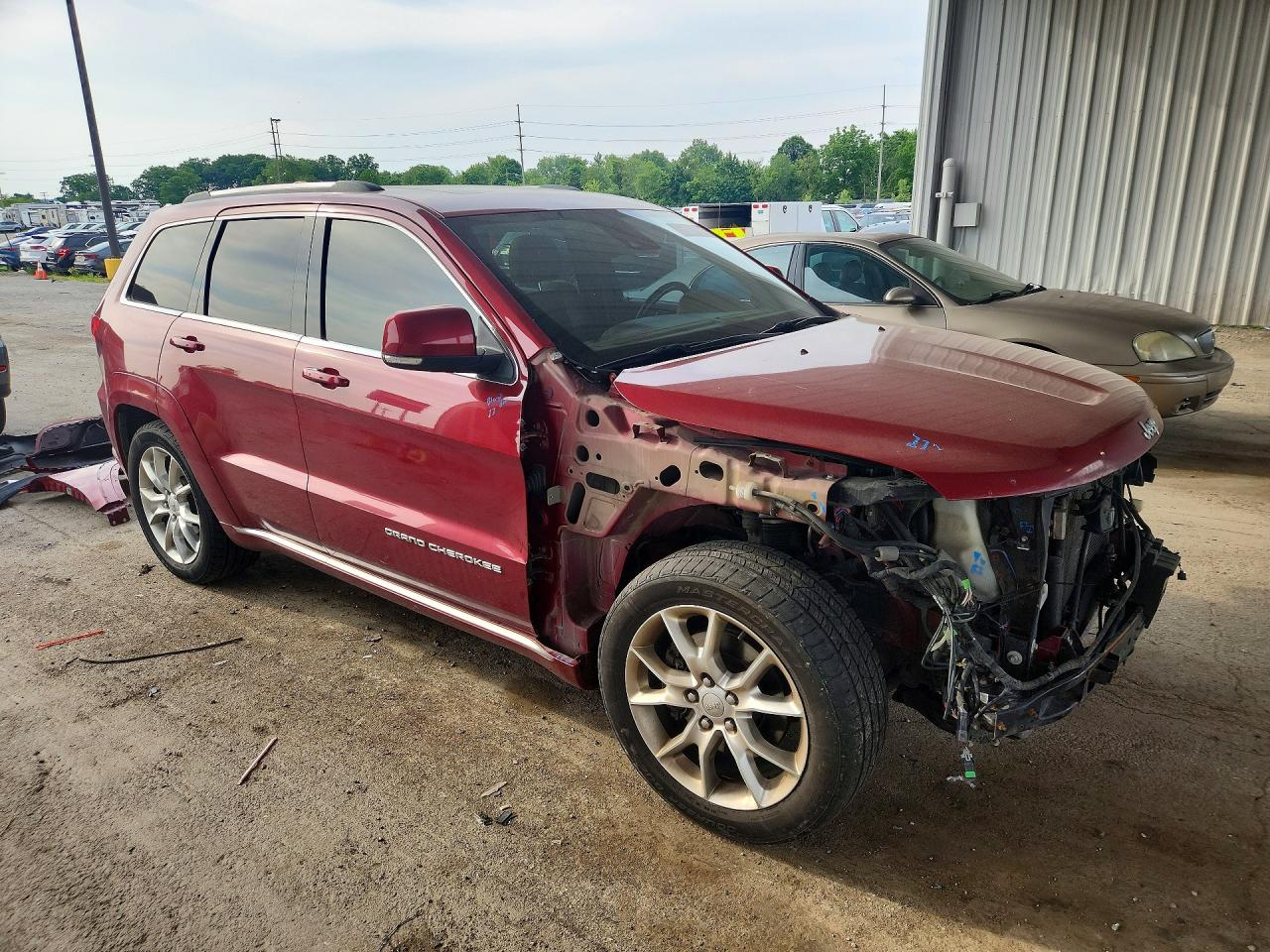2015 Jeep Grand Cherokee Summit Red vin: 1C4RJFJT0FC701791