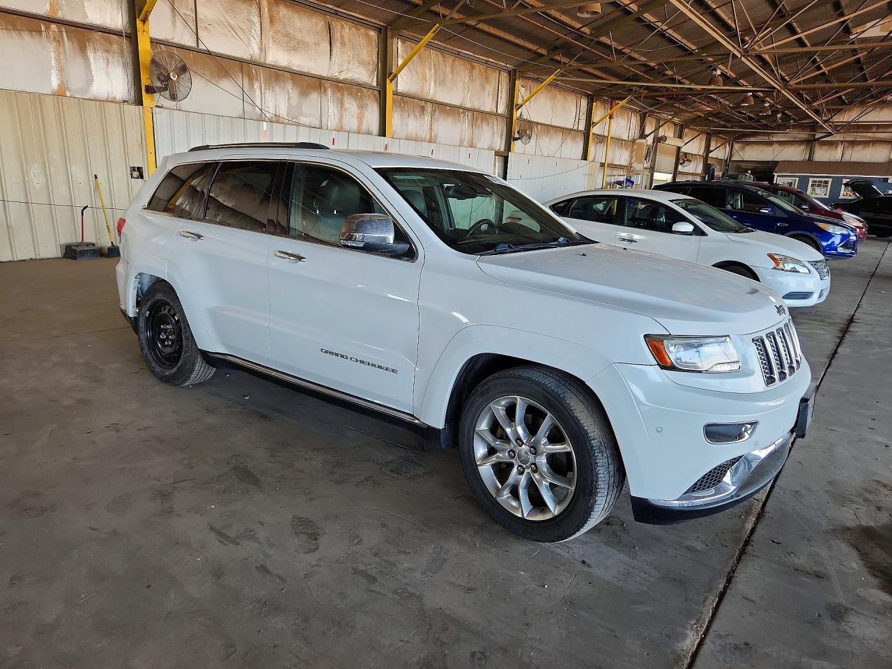 2014 Jeep Grand Cherokee Summit Белый vin: 1C4RJFJT1EC142069