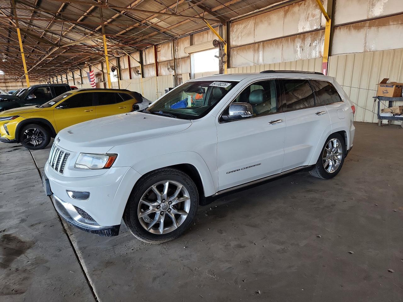 2014 Jeep Grand Cherokee Summit White vin: 1C4RJFJT1EC142069