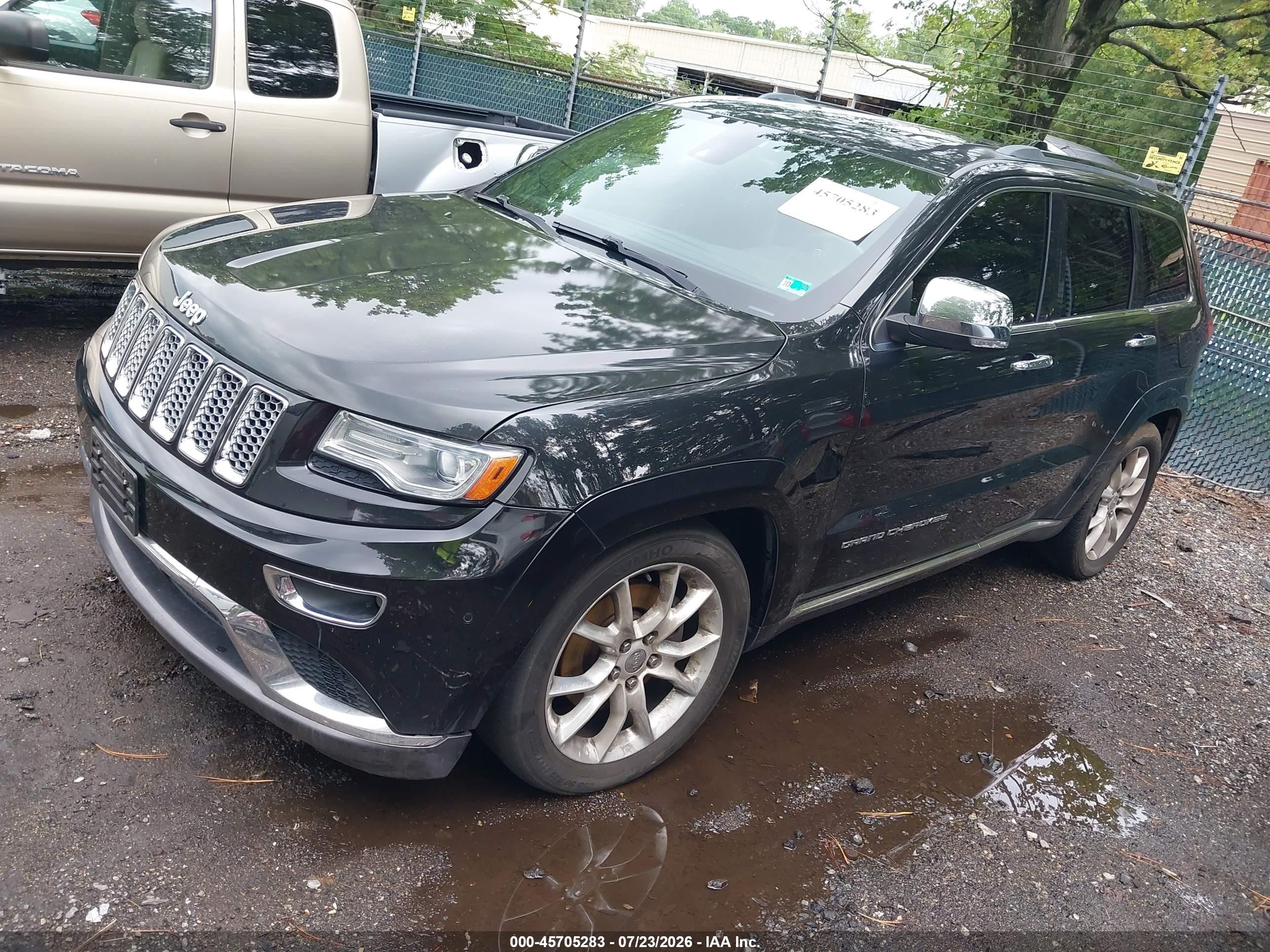 2014 Jeep Grand Cherokee Summit Black vin: 1C4RJFJT1EC346581