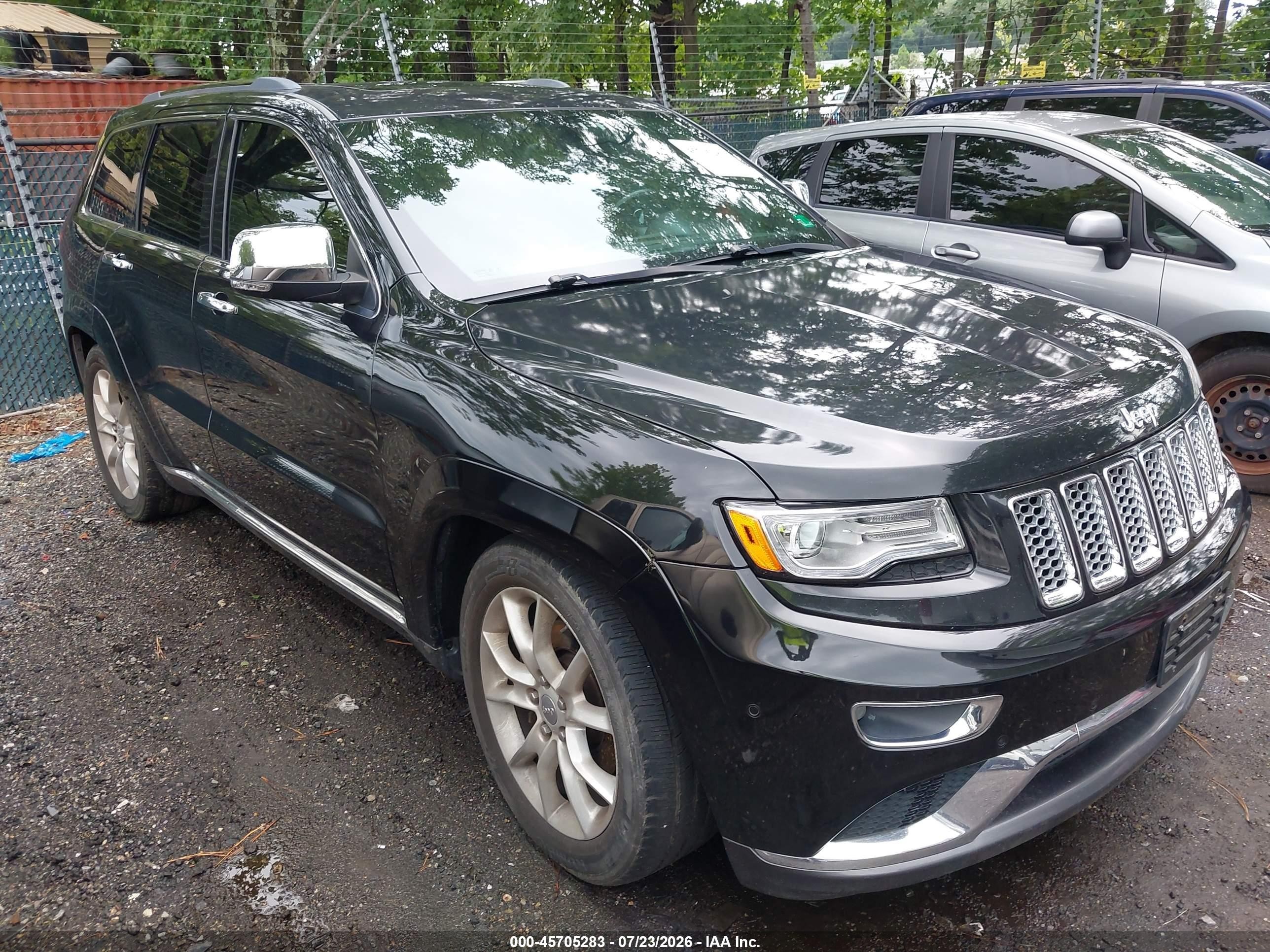 2014 Jeep Grand Cherokee Summit Black vin: 1C4RJFJT1EC346581