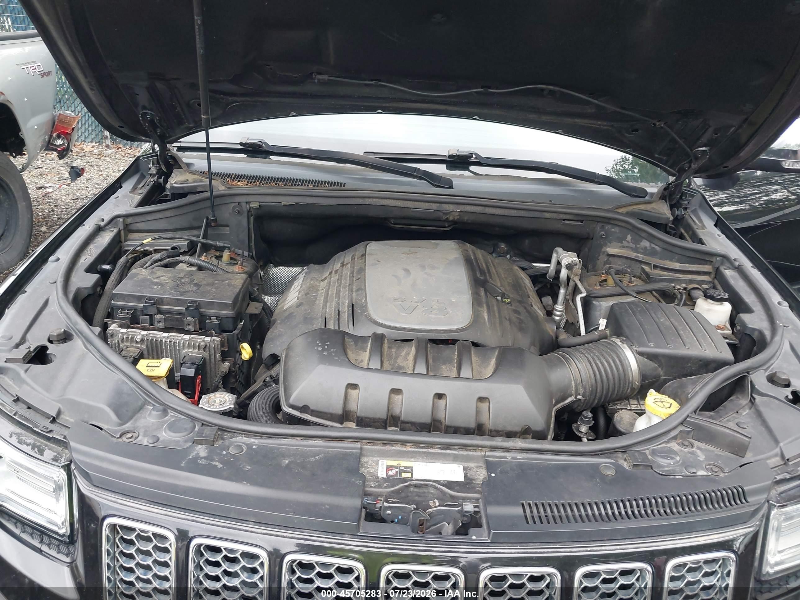 2014 Jeep Grand Cherokee Summit Black vin: 1C4RJFJT1EC346581