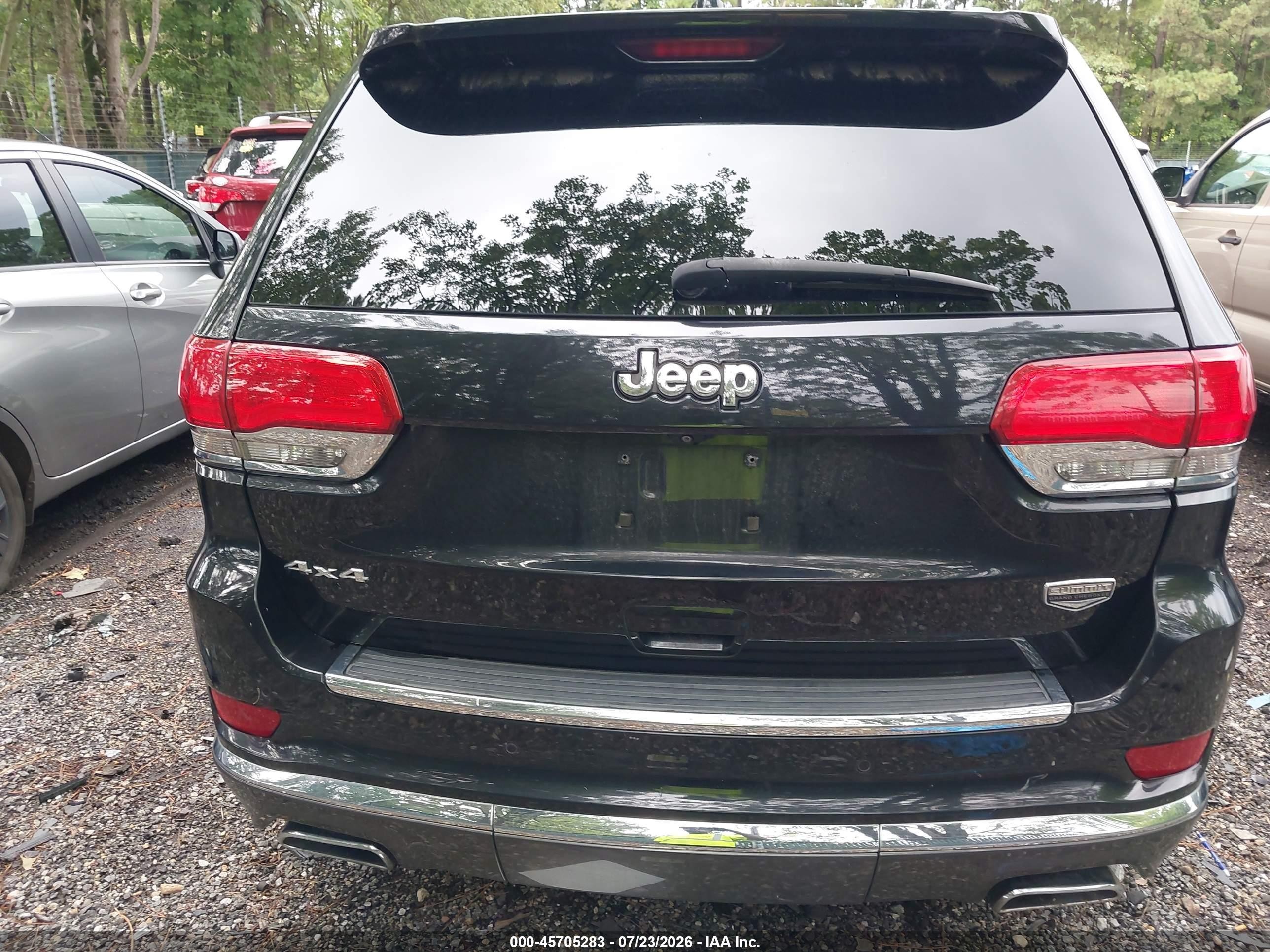 2014 Jeep Grand Cherokee Summit Black vin: 1C4RJFJT1EC346581