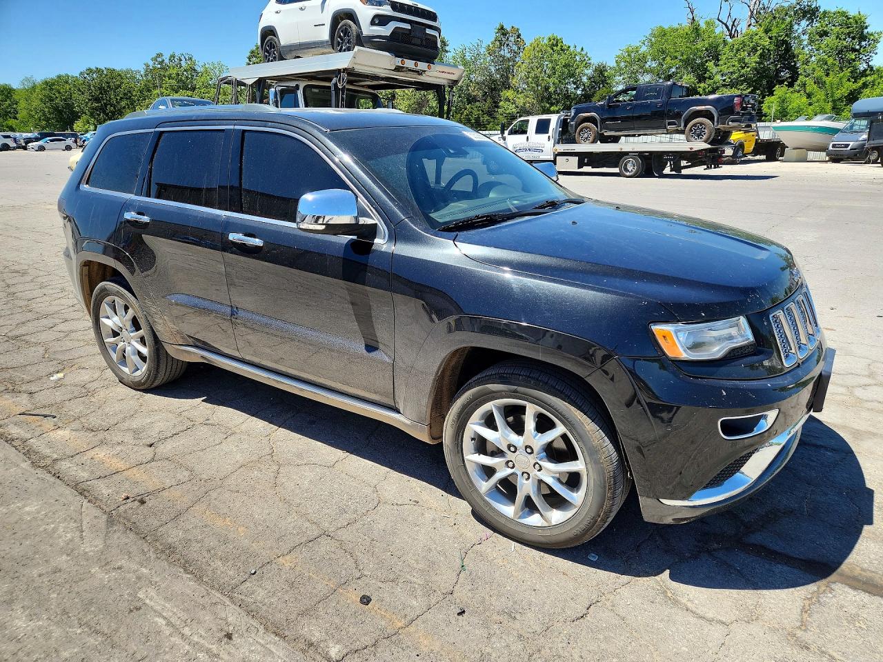 2014 Jeep Grand Cherokee Summit Black vin: 1C4RJFJT1EC465537