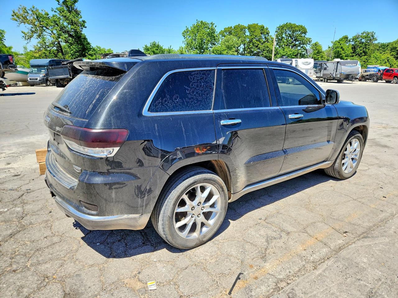 2014 Jeep Grand Cherokee Summit Black vin: 1C4RJFJT1EC465537