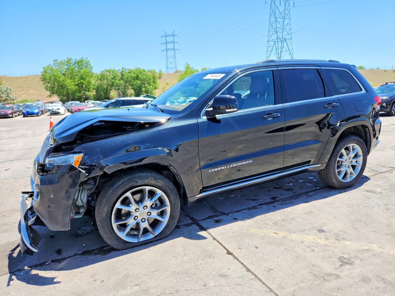 2015 Jeep Grand Cherokee Summit Black vin: 1C4RJFJT1FC196845