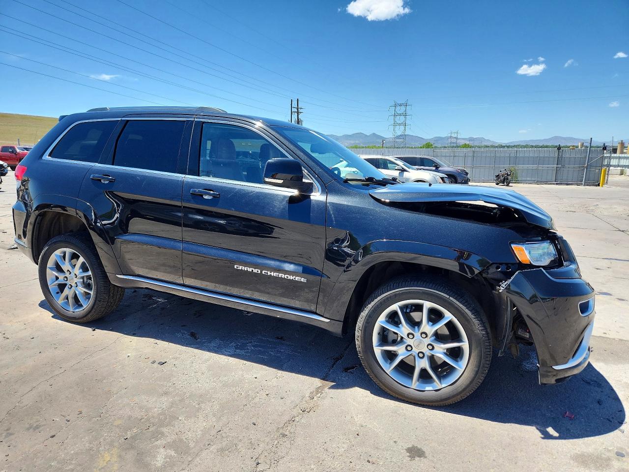 2015 Jeep Grand Cherokee Summit Black vin: 1C4RJFJT1FC196845