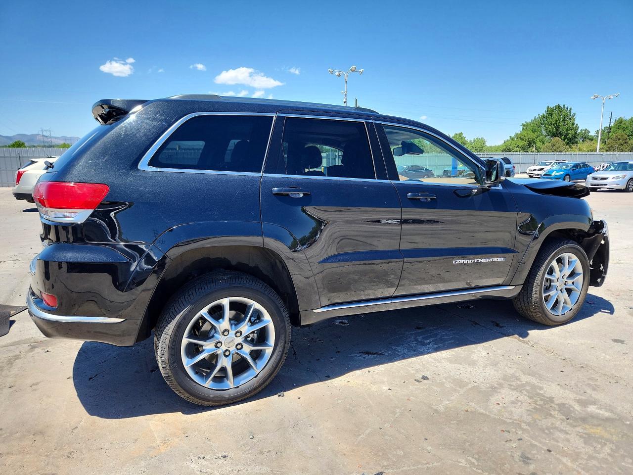 2015 Jeep Grand Cherokee Summit Black vin: 1C4RJFJT1FC196845