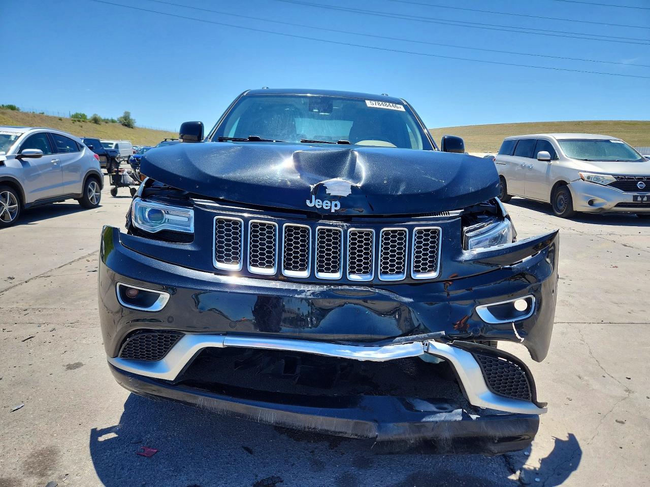 2015 Jeep Grand Cherokee Summit Black vin: 1C4RJFJT1FC196845