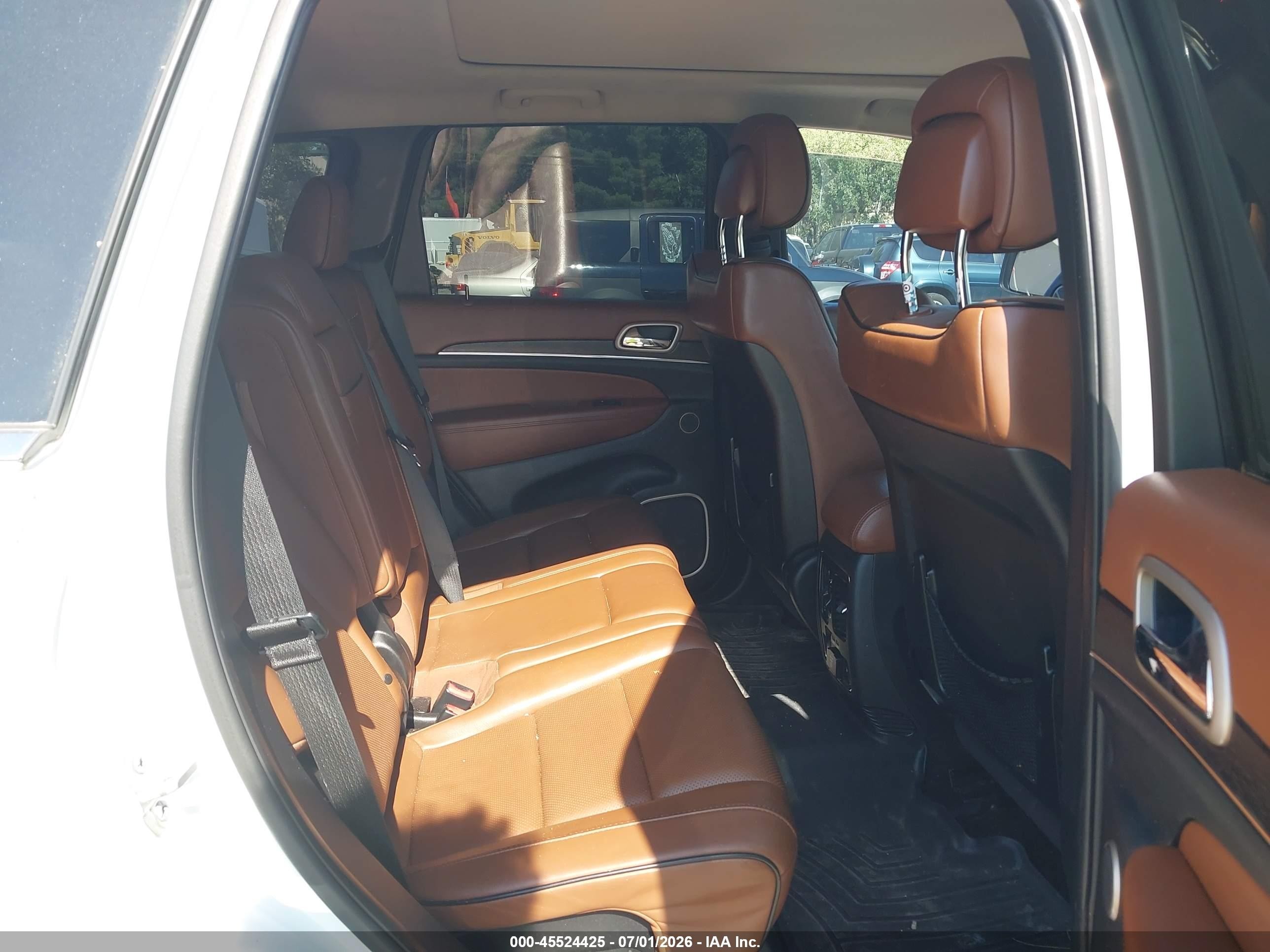 2015 Jeep Grand Cherokee Summit White vin: 1C4RJFJT1FC759389