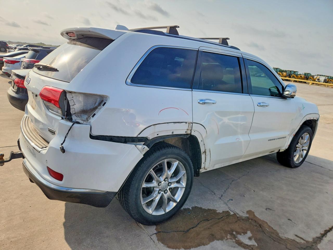2014 Jeep Grand Cherokee Summit White vin: 1C4RJFJT2EC391562