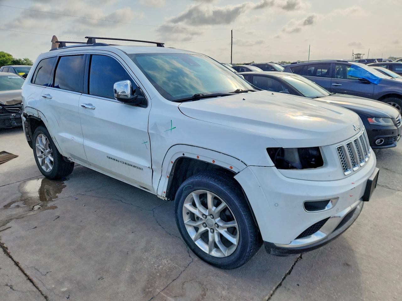 2014 Jeep Grand Cherokee Summit White vin: 1C4RJFJT2EC391562