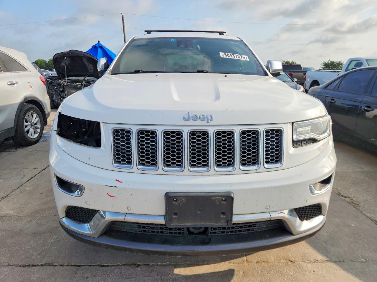 2014 Jeep Grand Cherokee Summit White vin: 1C4RJFJT2EC391562