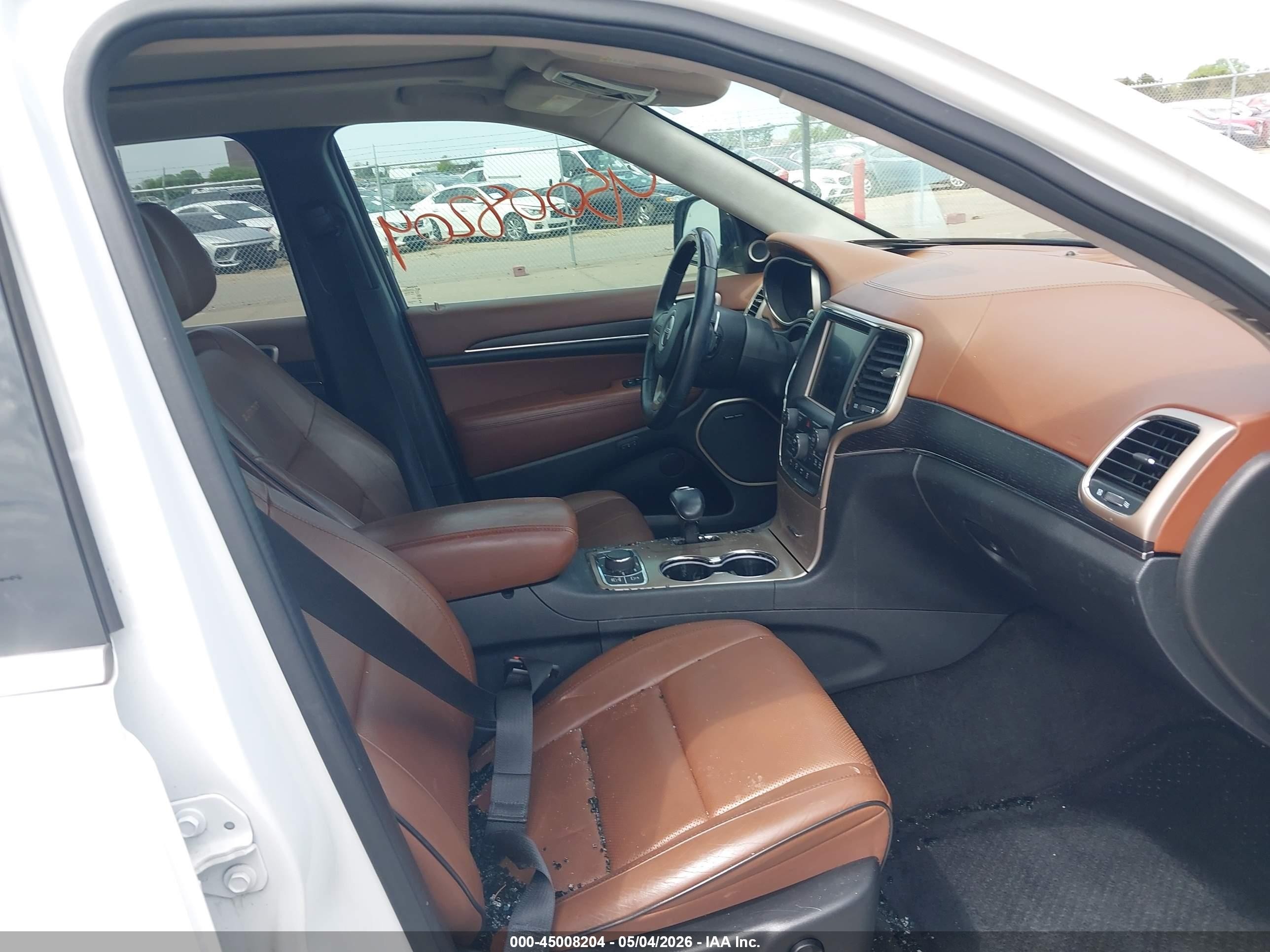 2015 Jeep Grand Cherokee Summit White vin: 1C4RJFJT2FC757084