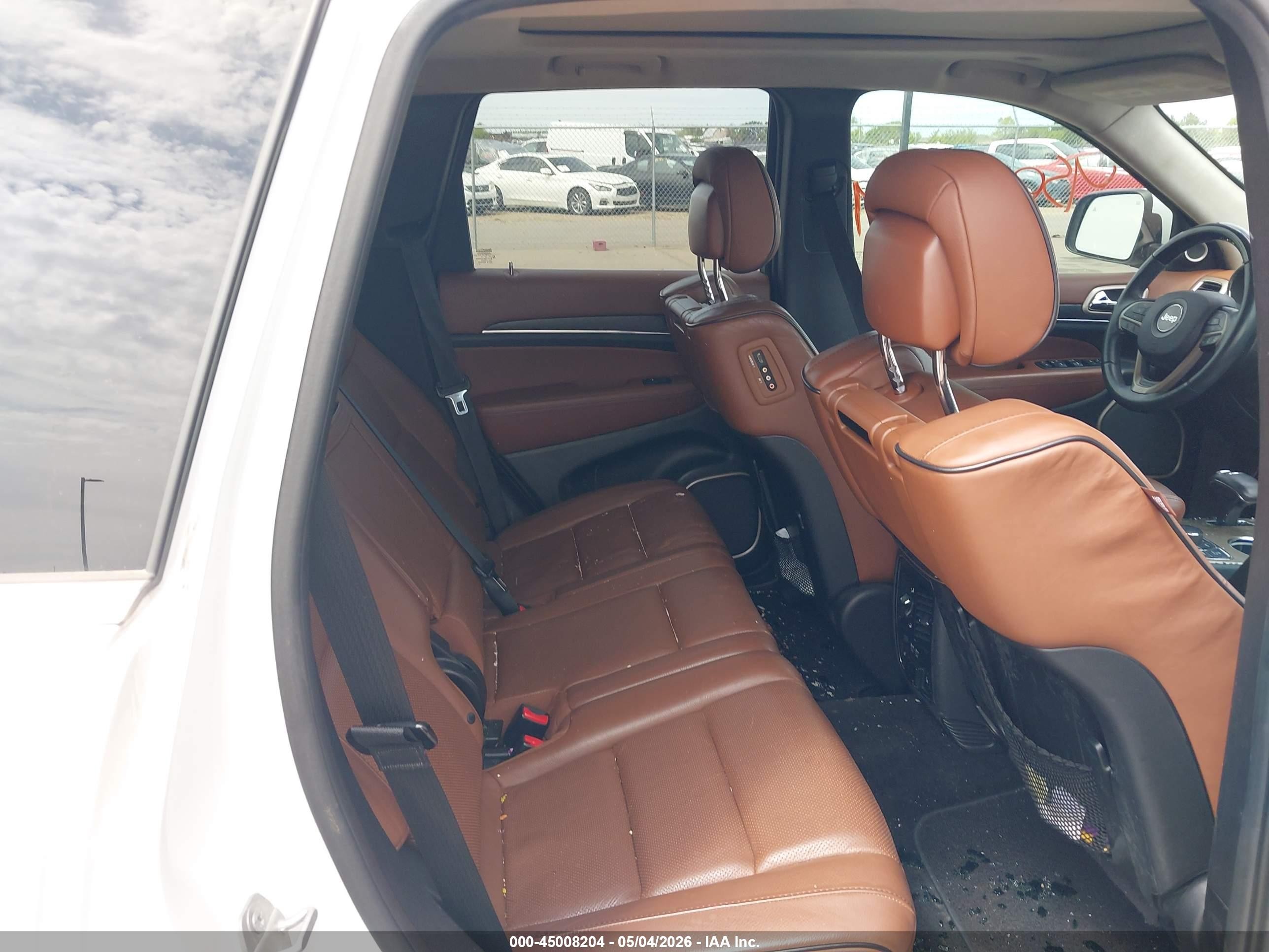 2015 Jeep Grand Cherokee Summit White vin: 1C4RJFJT2FC757084