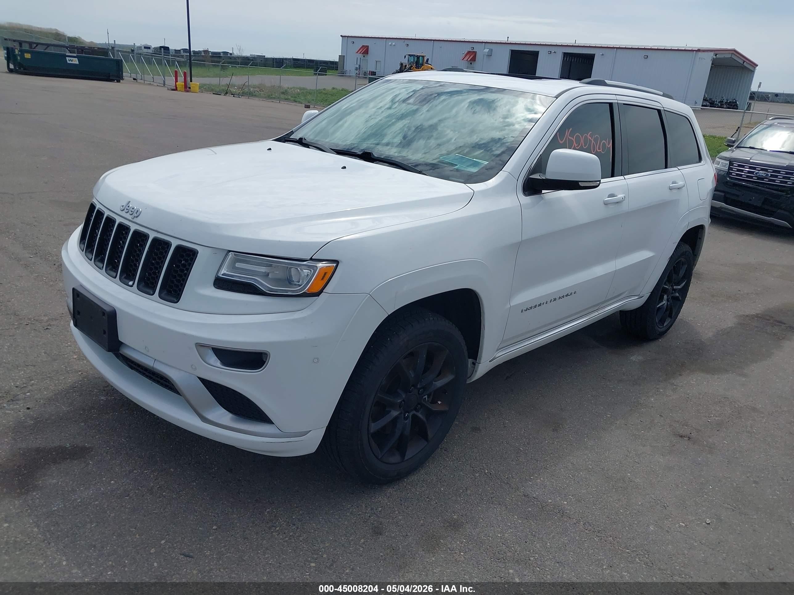 2015 Jeep Grand Cherokee Summit White vin: 1C4RJFJT2FC757084