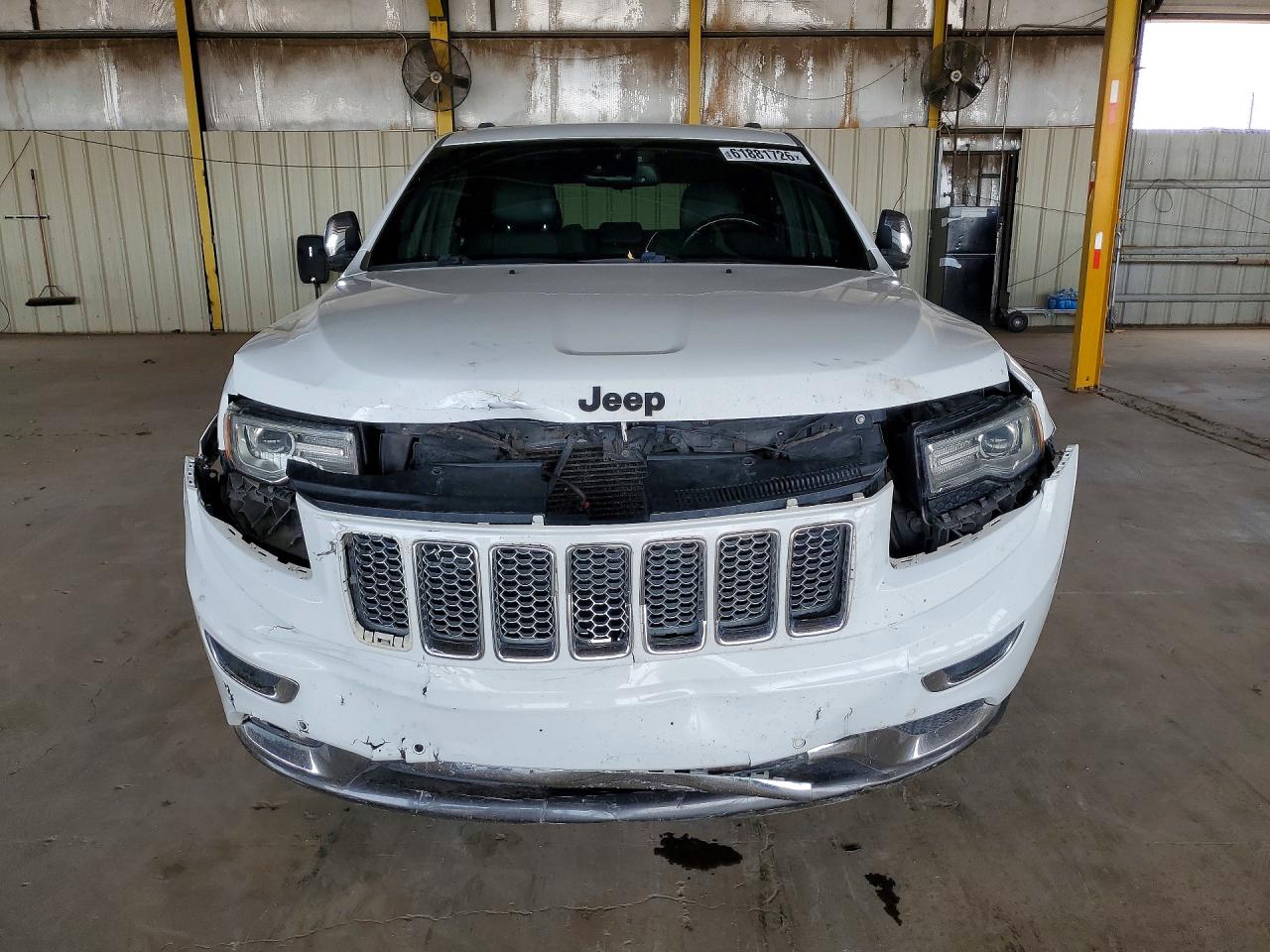 2015 Jeep Grand Cherokee Summit White vin: 1C4RJFJT2FC761331