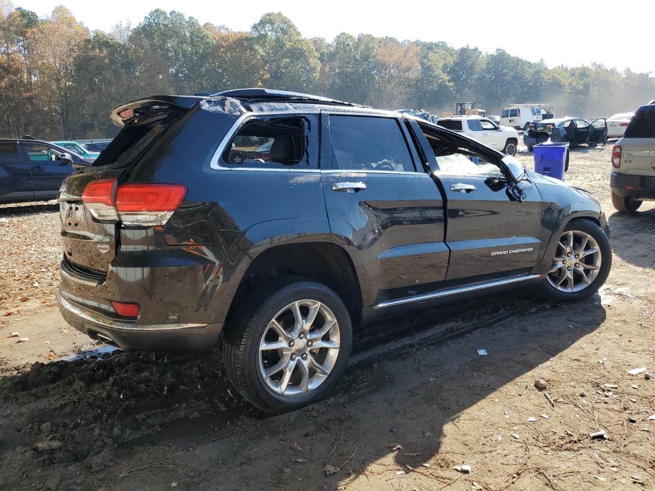 2014 Jeep Grand Cherokee Summit Черный vin: 1C4RJFJT4EC124102