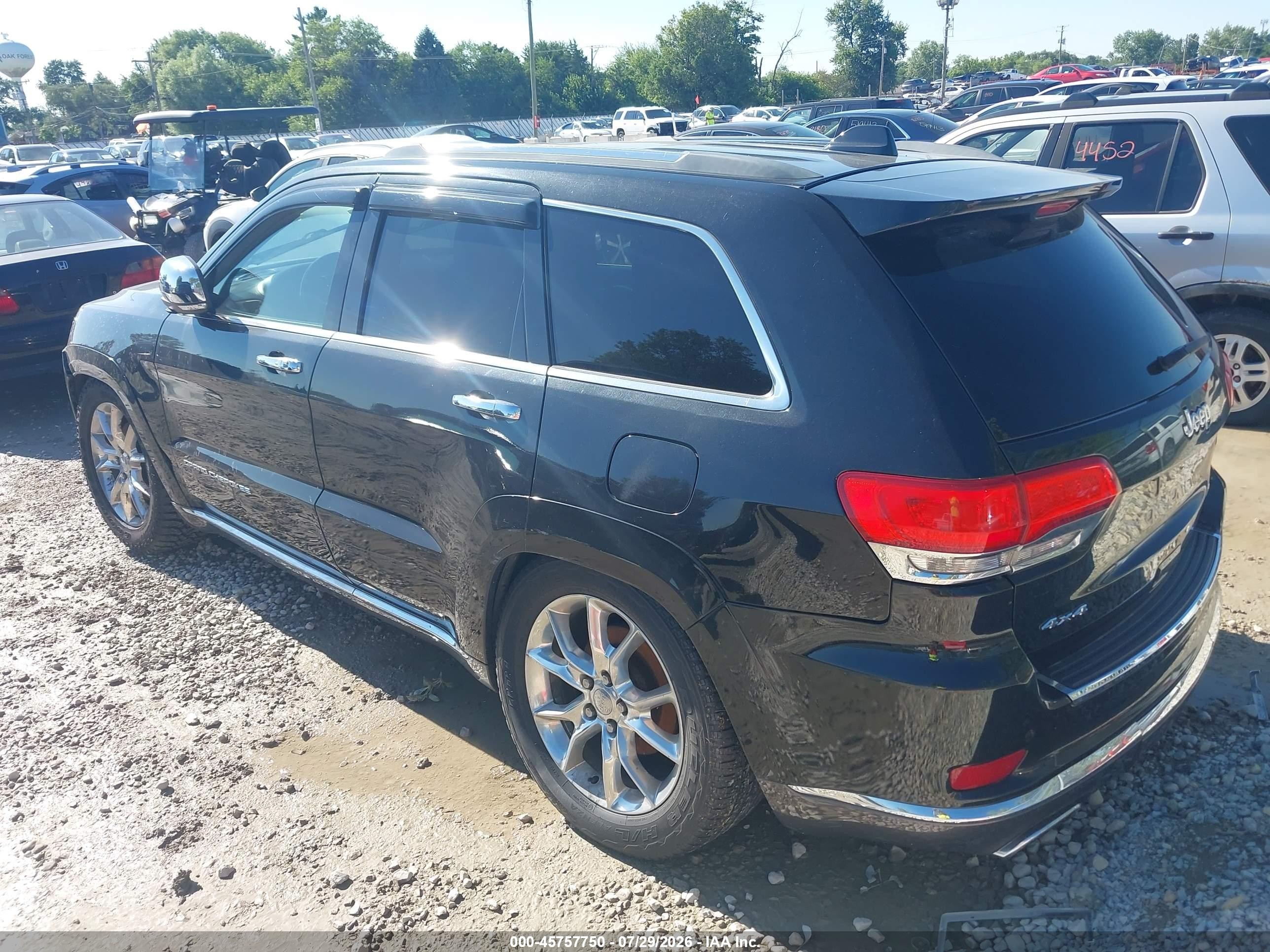 2014 Jeep Grand Cherokee   Black vin: 1C4RJFJT4EC252727