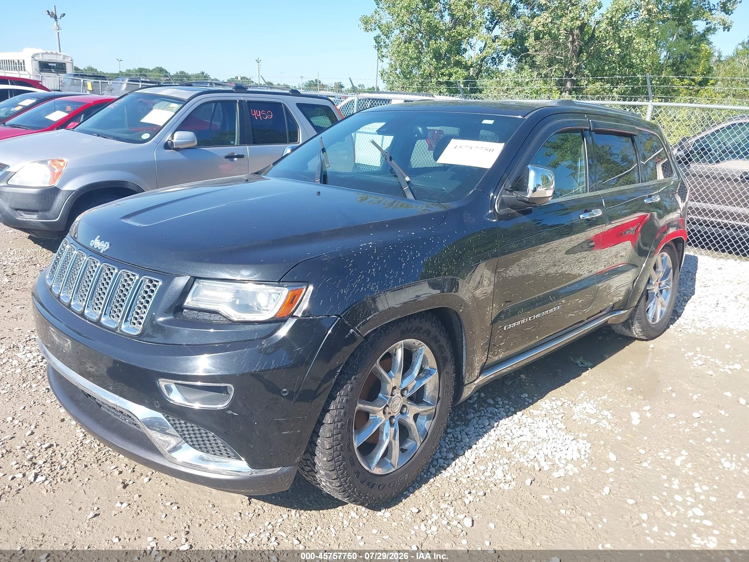 2014 Jeep Grand Cherokee   Black vin: 1C4RJFJT4EC252727