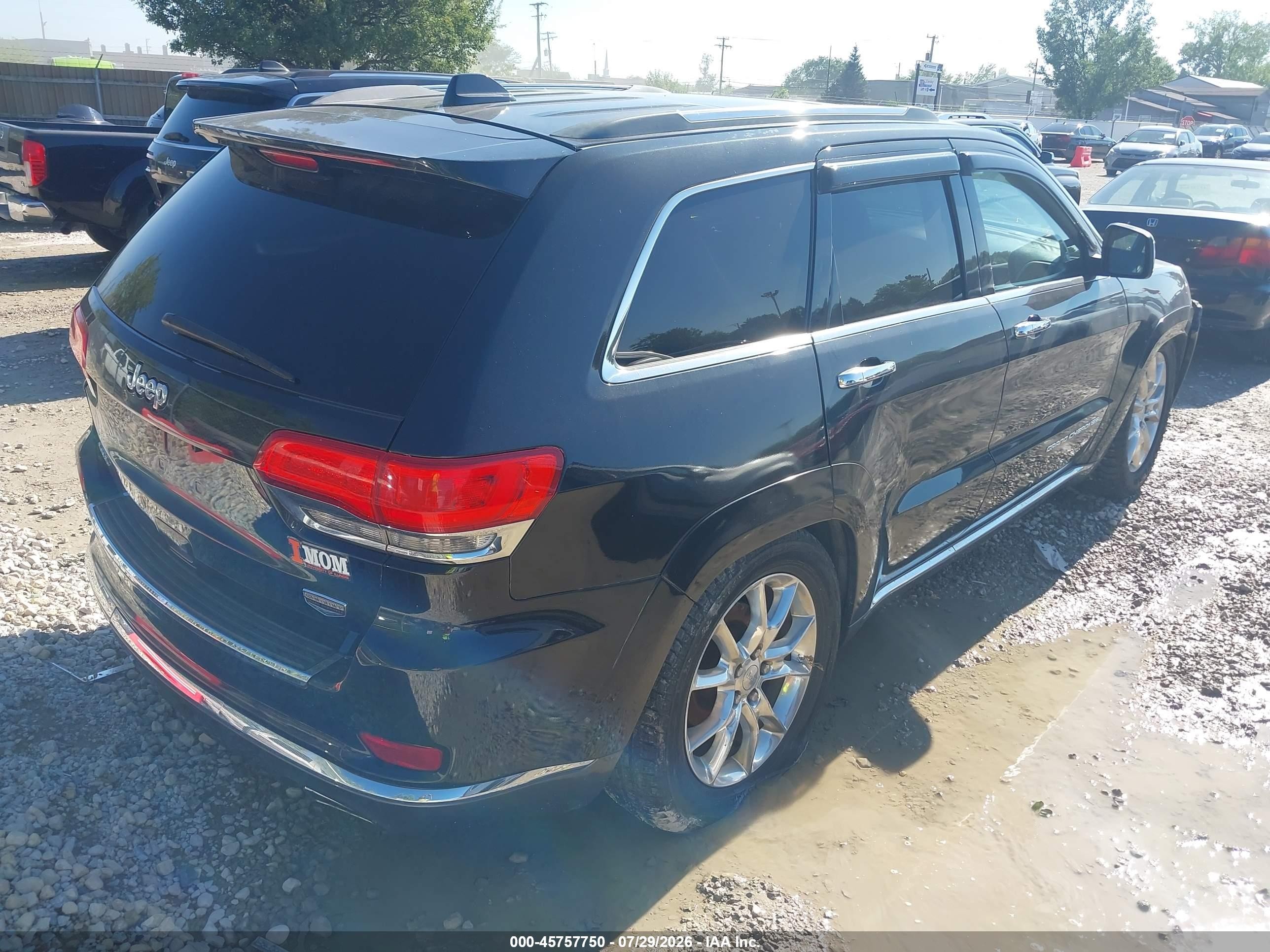 2014 Jeep Grand Cherokee   Black vin: 1C4RJFJT4EC252727