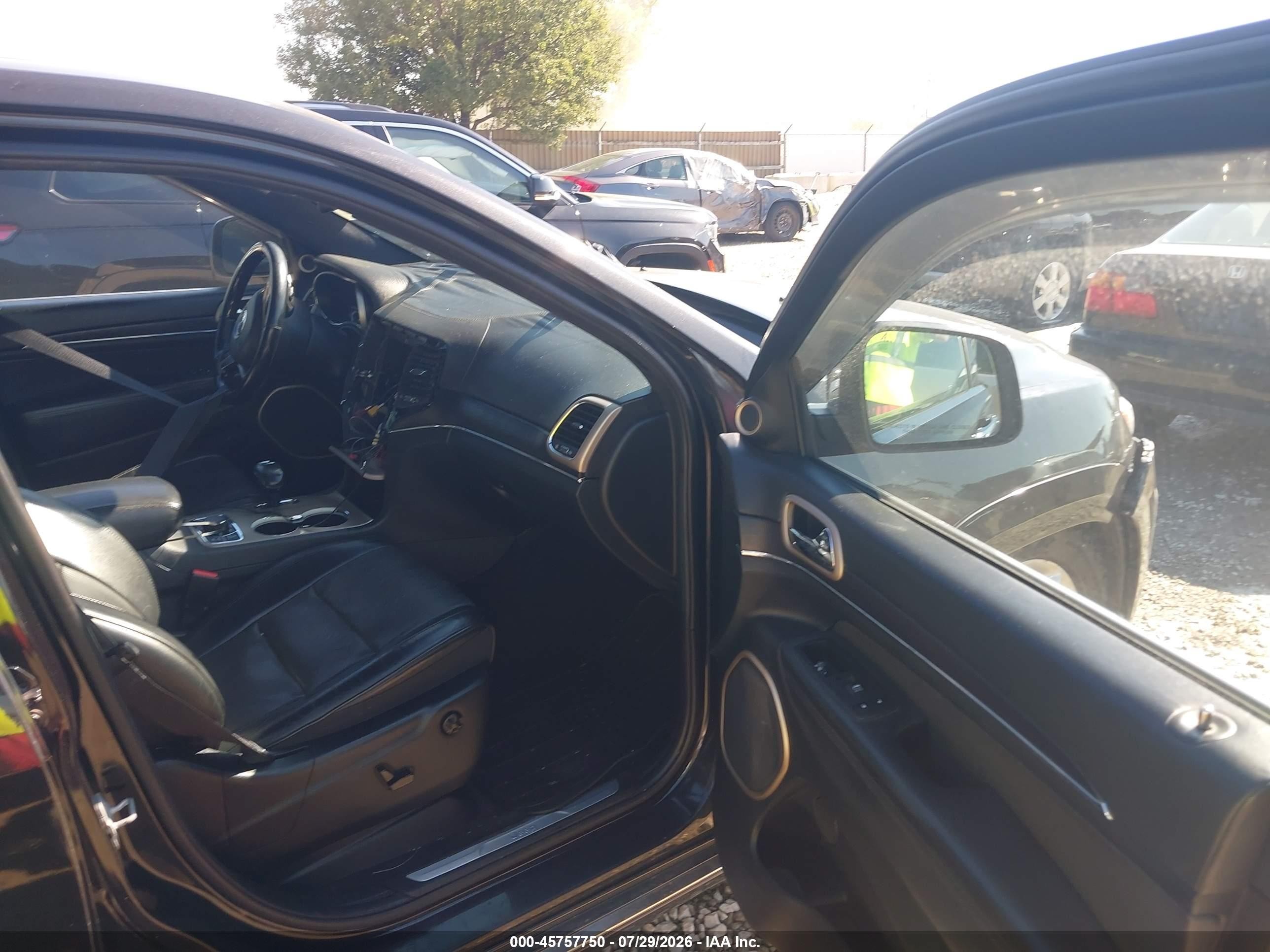 2014 Jeep Grand Cherokee   Black vin: 1C4RJFJT4EC252727