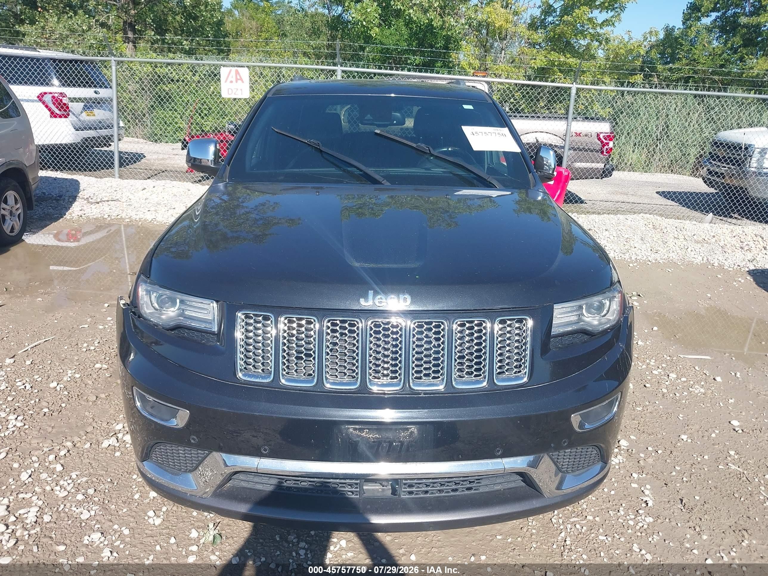 2014 Jeep Grand Cherokee   Black vin: 1C4RJFJT4EC252727