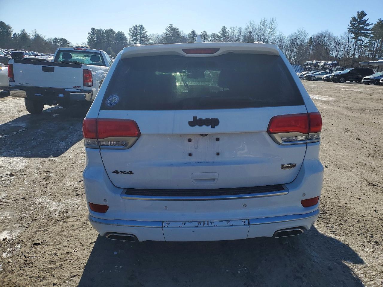 2015 Jeep Grand Cherokee Summit White vin: 1C4RJFJT4FC607056