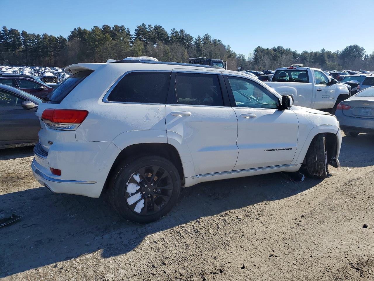 2015 Jeep Grand Cherokee Summit White vin: 1C4RJFJT4FC607056