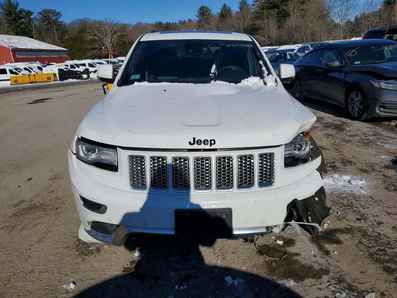 2015 Jeep Grand Cherokee Summit White vin: 1C4RJFJT4FC607056