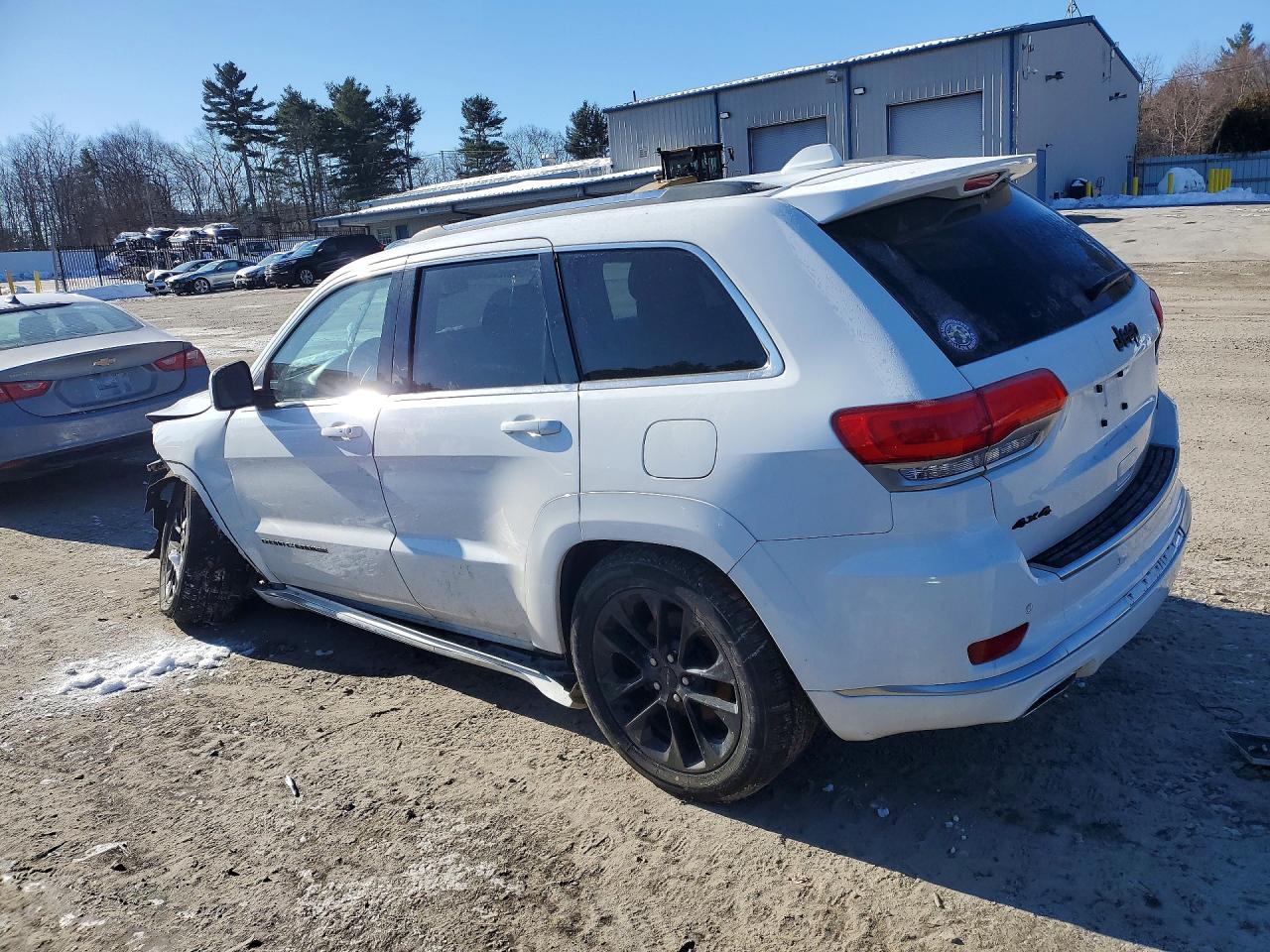 2015 Jeep Grand Cherokee Summit White vin: 1C4RJFJT4FC607056
