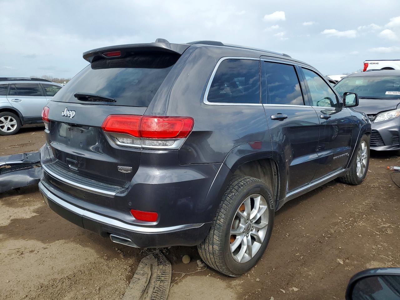 2015 Jeep Grand Cherokee Summit Gray vin: 1C4RJFJT4FC607171