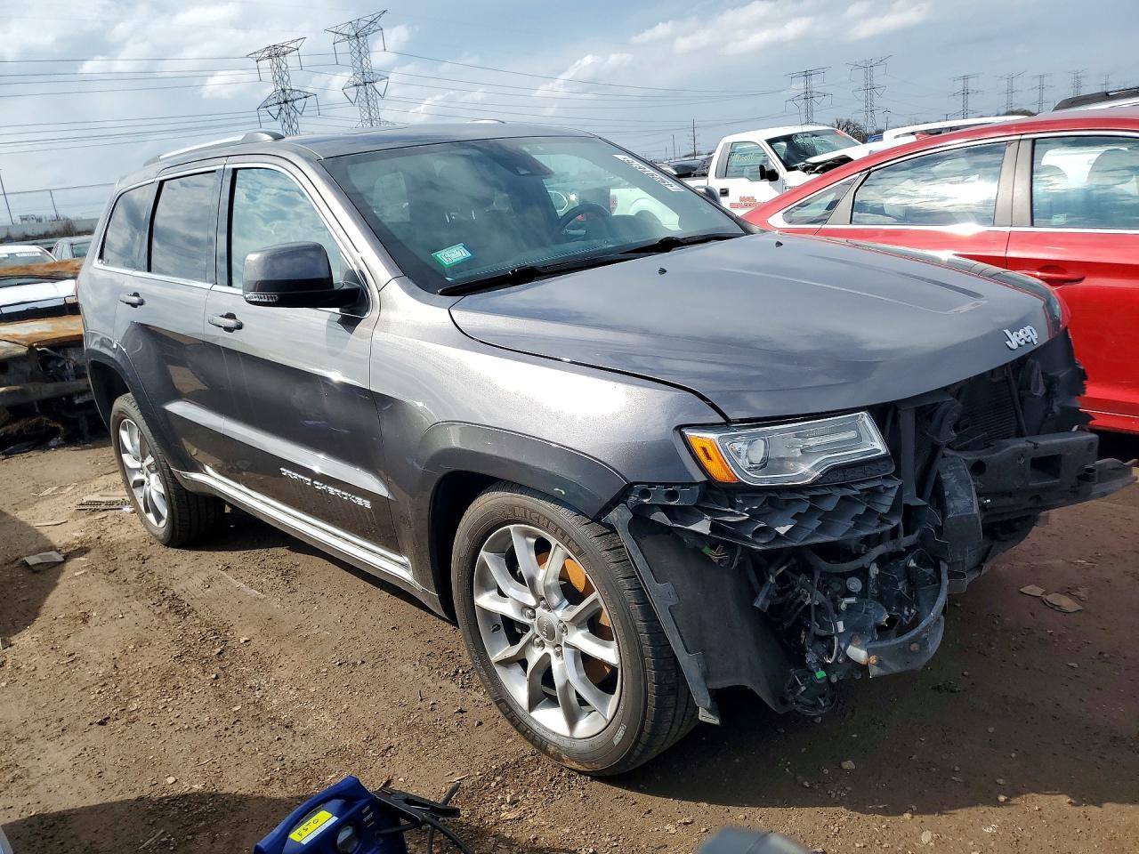 2015 Jeep Grand Cherokee Summit Gray vin: 1C4RJFJT4FC607171
