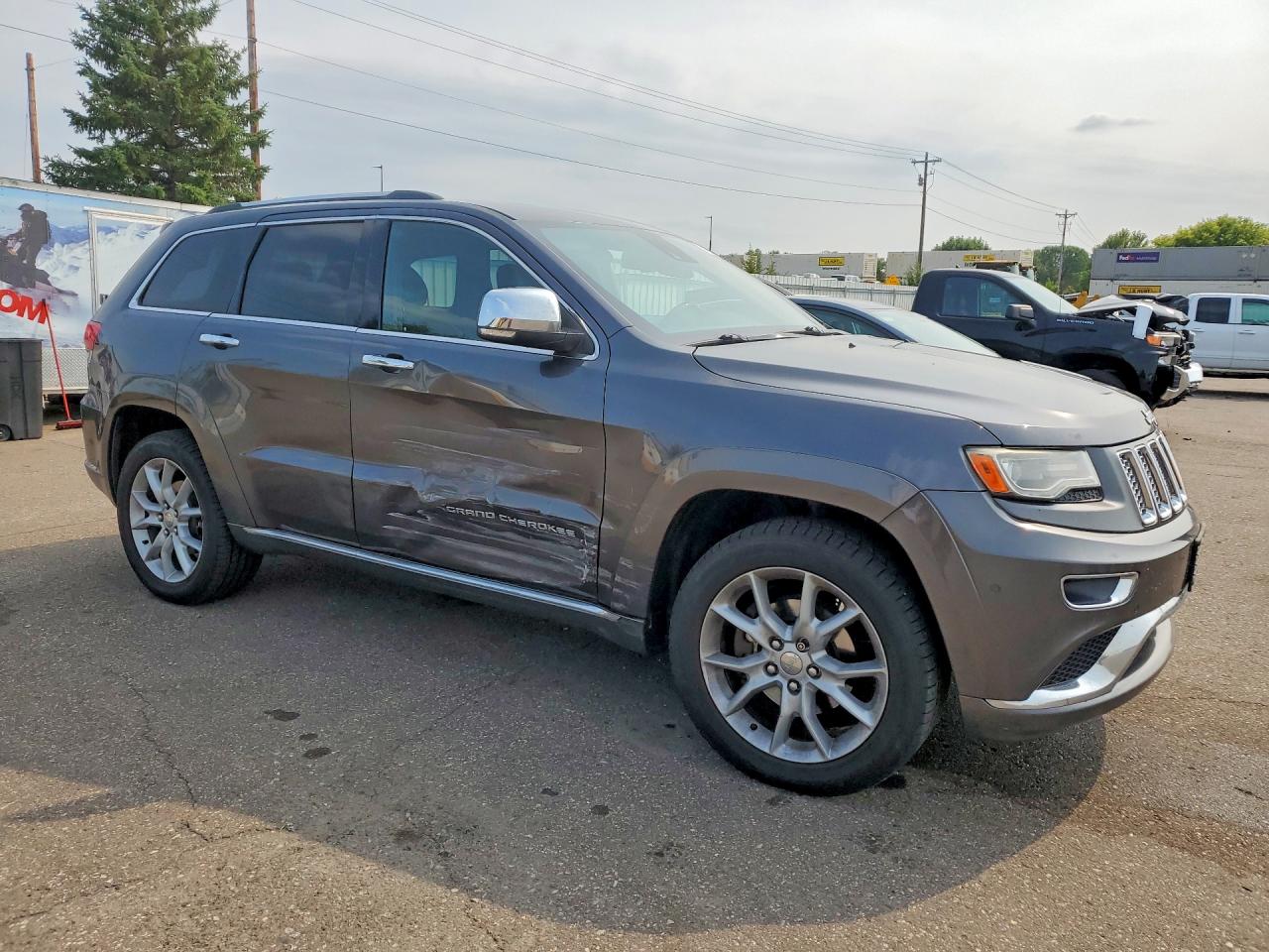 2014 Jeep Grand Cherokee Summit Серый vin: 1C4RJFJT5EC118809