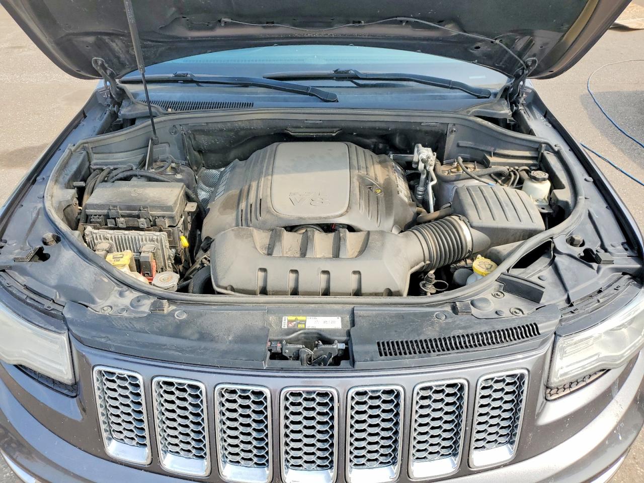2014 Jeep Grand Cherokee Summit Серый vin: 1C4RJFJT5EC118809