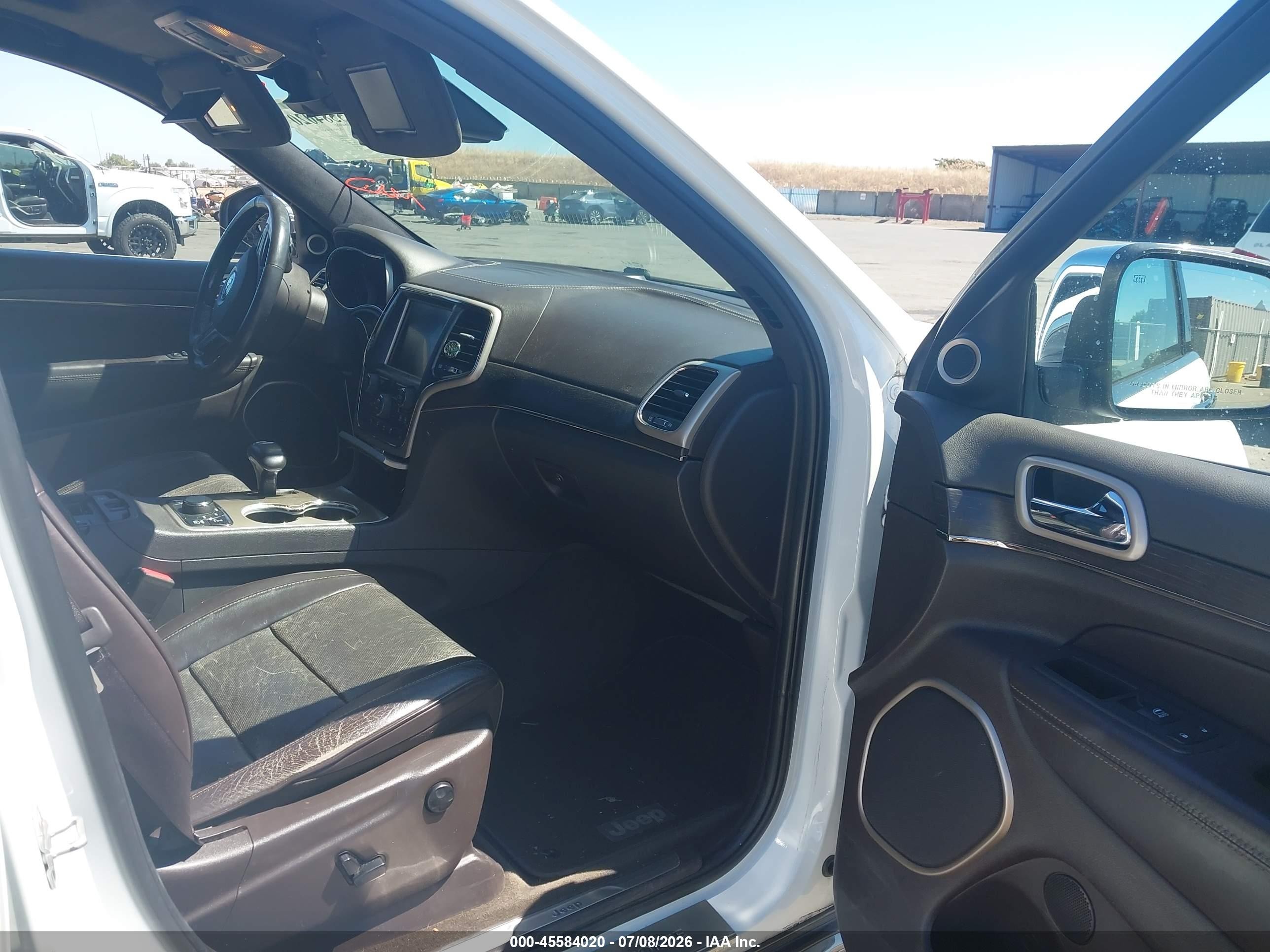 2014 Jeep Grand Cherokee Summit White vin: 1C4RJFJT5EC125713