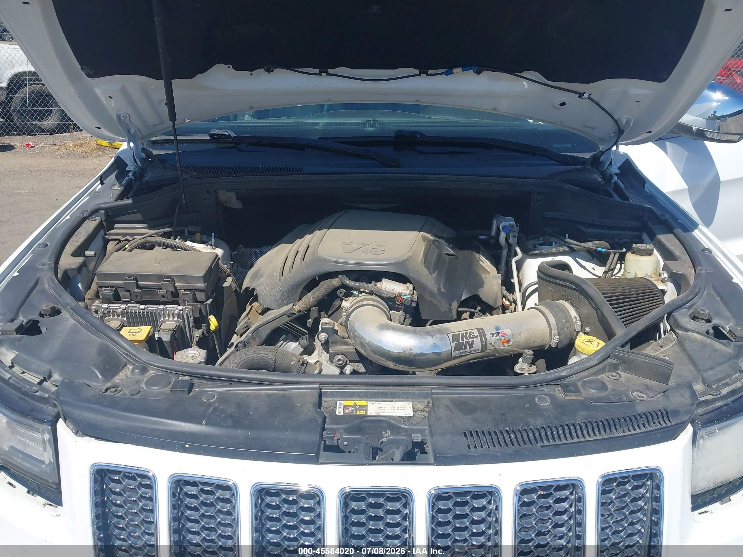 2014 Jeep Grand Cherokee Summit White vin: 1C4RJFJT5EC125713