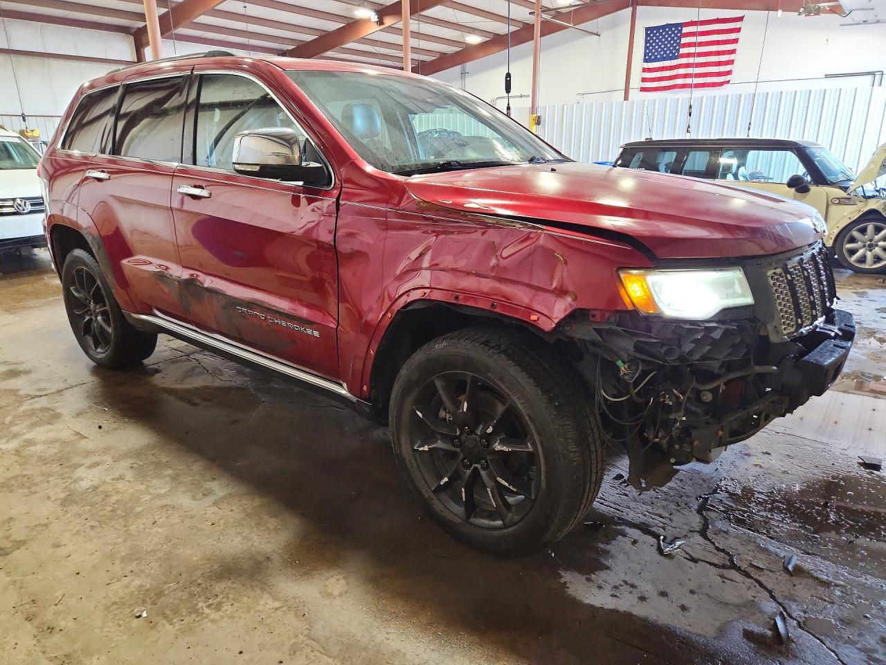 2014 Jeep Grand Cherokee Summit Red vin: 1C4RJFJT5EC154533