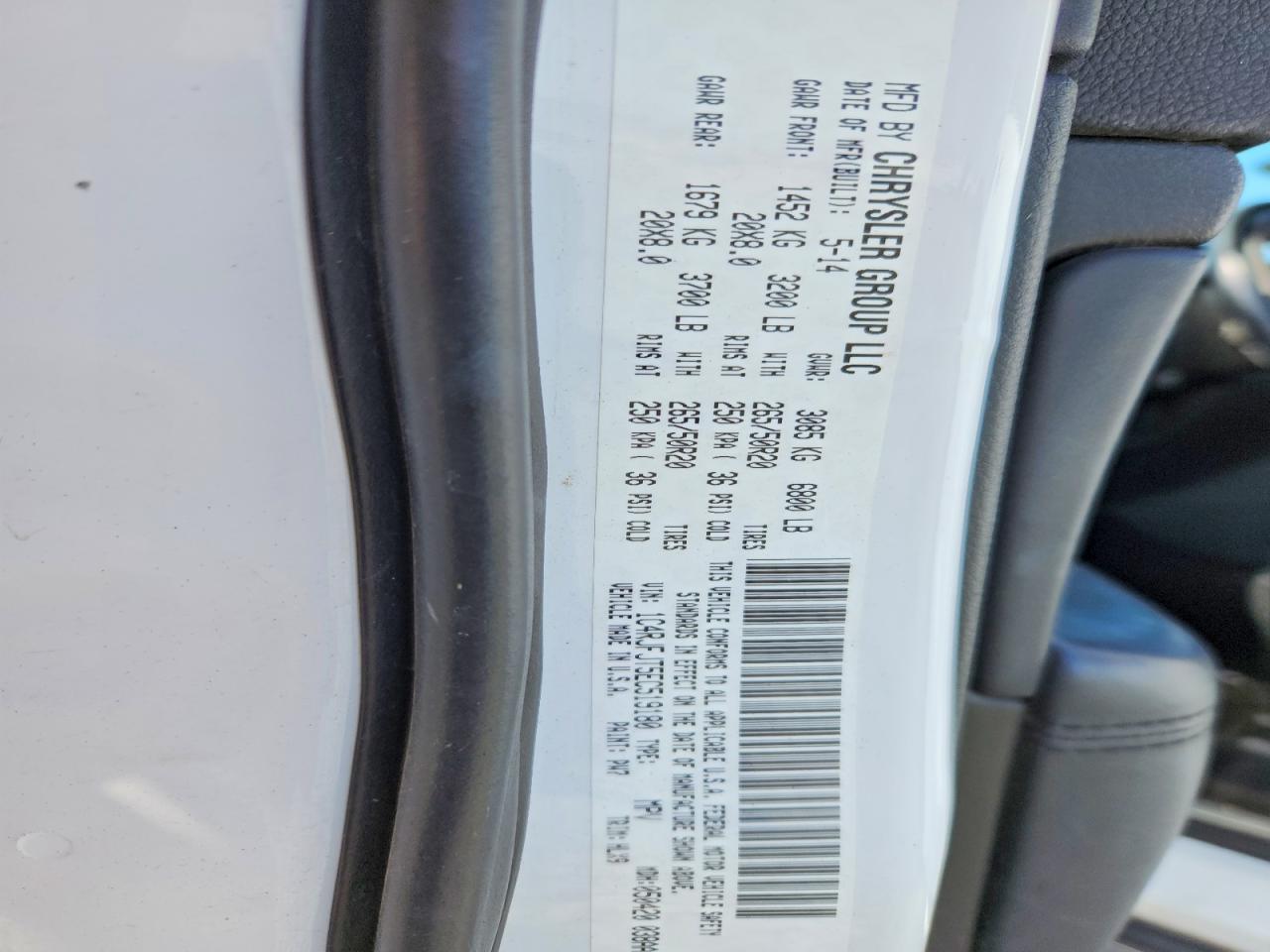 2014 Jeep Grand Cherokee Summit White vin: 1C4RJFJT5EC519180