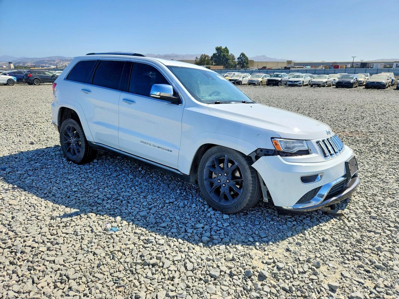 2014 Jeep Grand Cherokee Summit White vin: 1C4RJFJT5EC519180