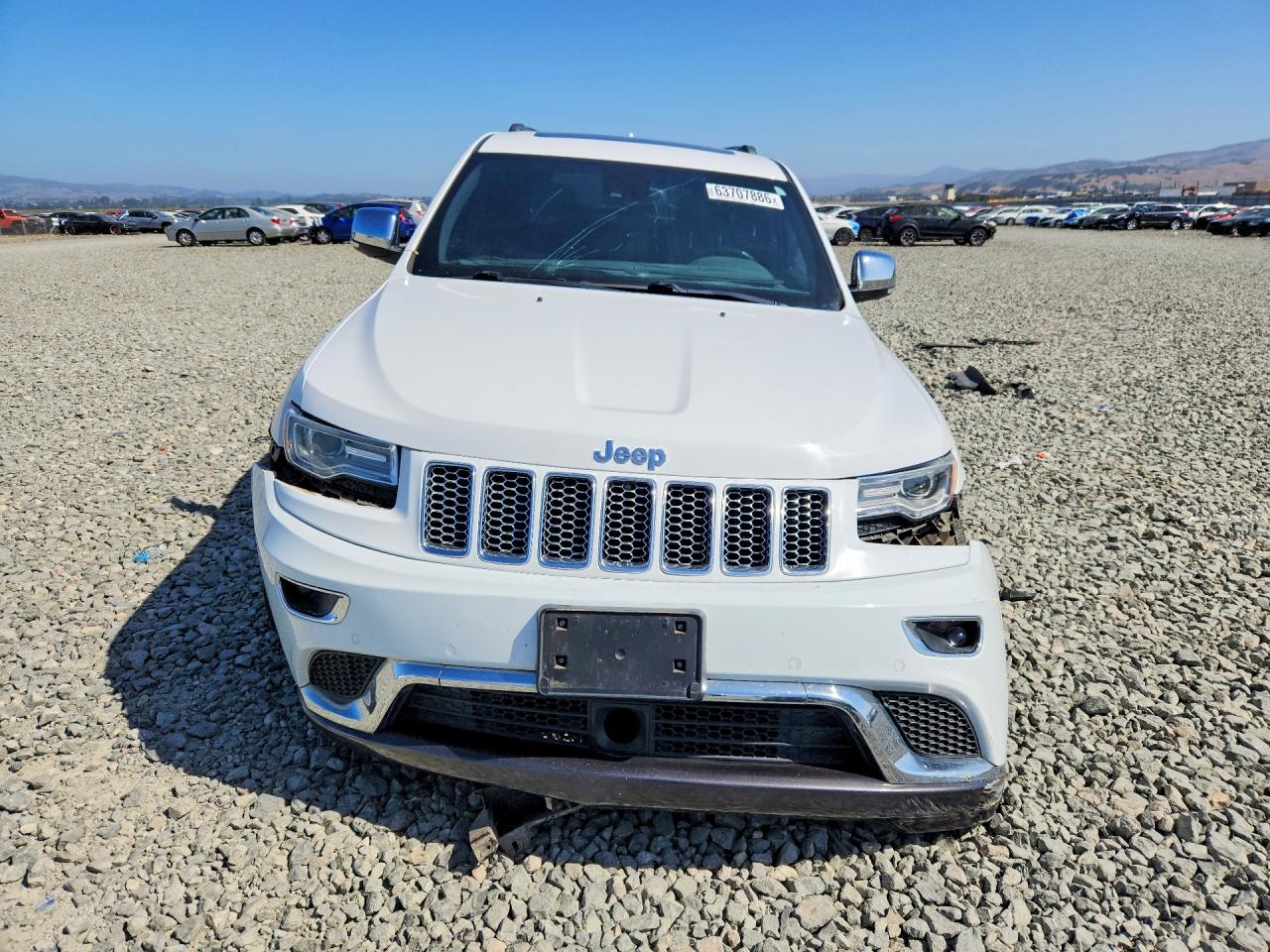 2014 Jeep Grand Cherokee Summit White vin: 1C4RJFJT5EC519180