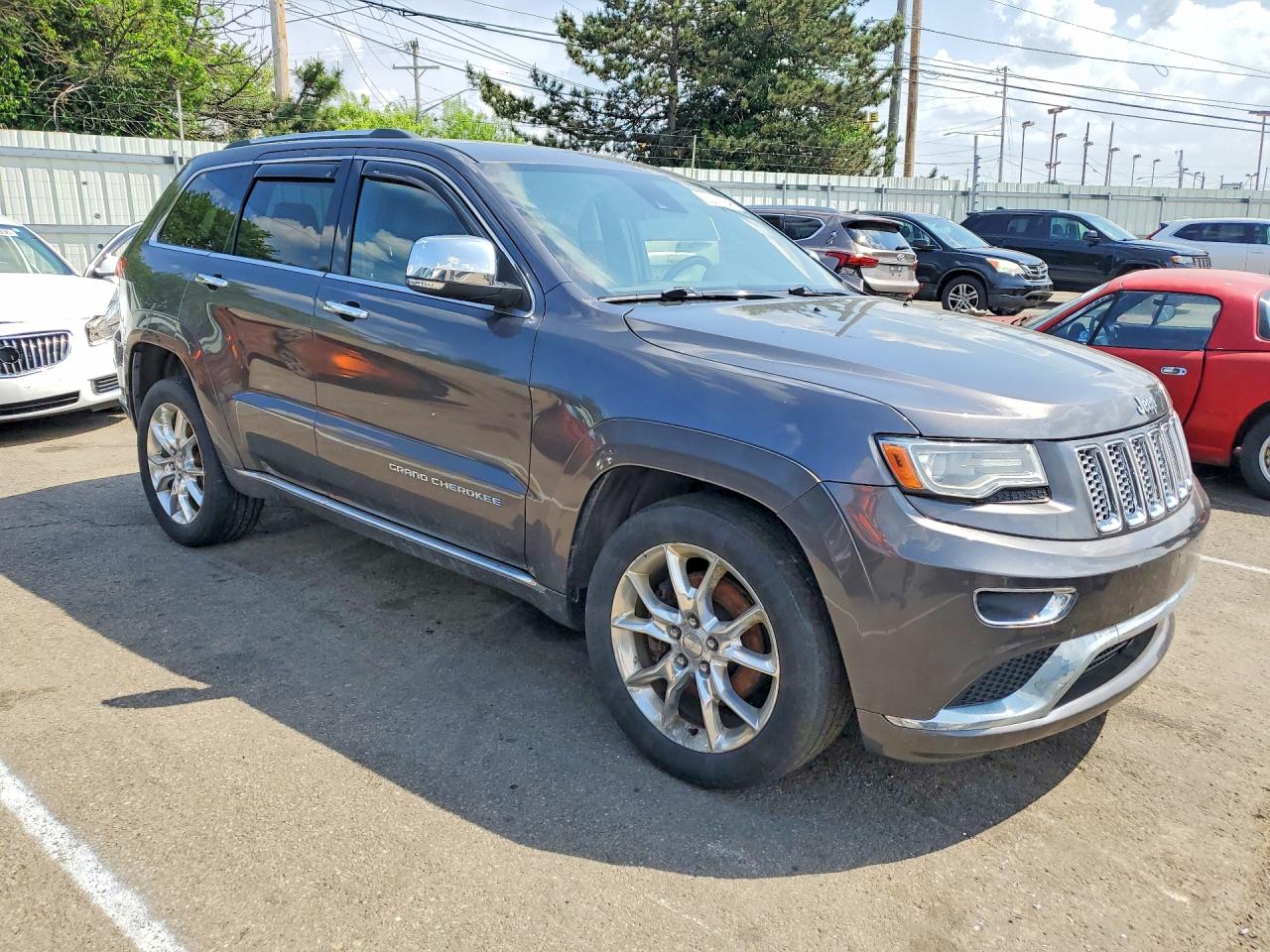 2014 Jeep Grand Cherokee Summit Gray vin: 1C4RJFJT6EC134128